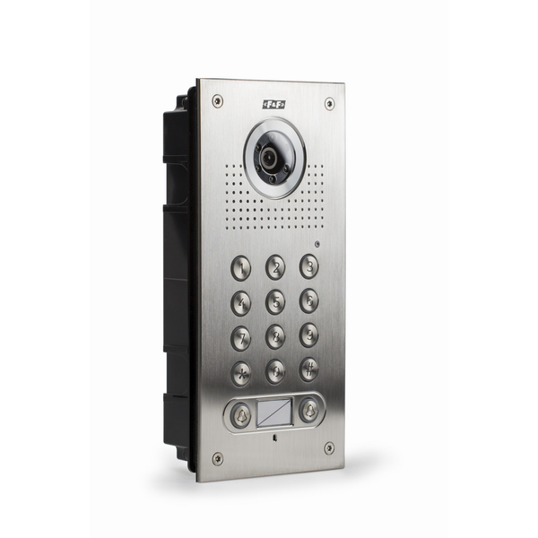 flush-mounted door station with encryption, 2 subscribers image 2