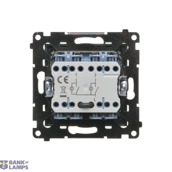 RTV final aerial socket for pass-through socket, (module), Simon 24, IP20, champagne matt image 1
