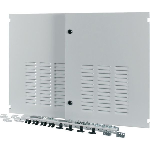 XTSZDSQV4-H700W1100 Section wide door, ventilated, right, HxW=700x1200mm, IP42, grey image 4