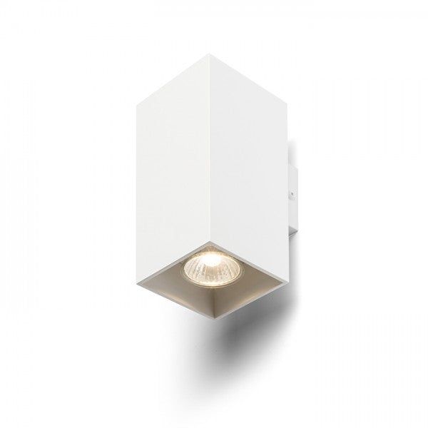 AGATE II wall matte white 230V LED GU10 2x7W image 1