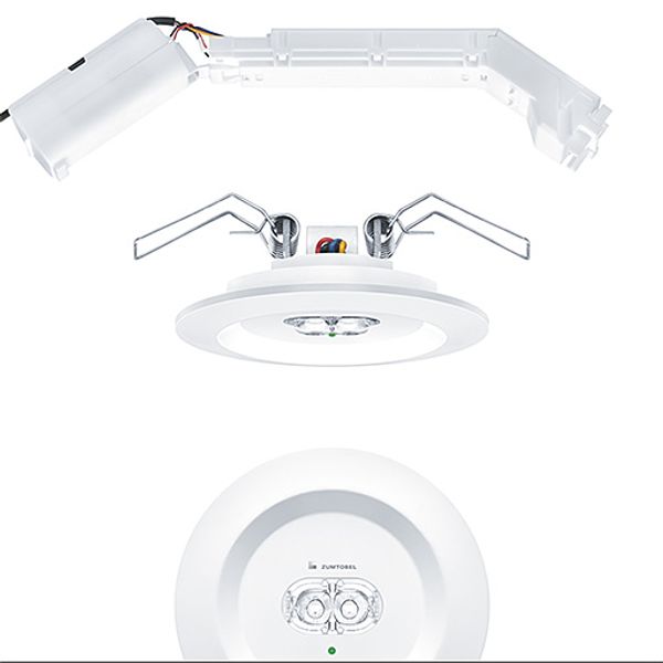 RESCLITE PRO MRCR SPOT HP E3D WH - Safety luminaire image 1