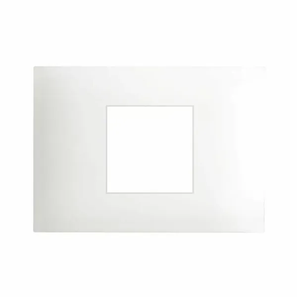 44 MOULDED FR.PLATE WHITE 2 COM  3M image 1