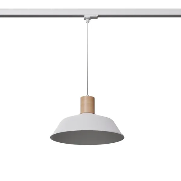 HANGING LAMP 3 PHASE FANO WHITE E27 4000K 7.5W 690LM image 1