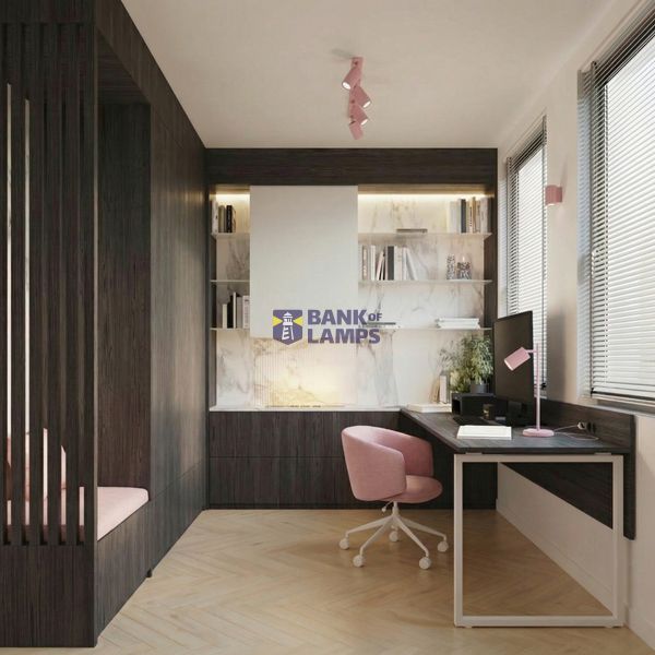 Ceiling lamp KARBON 4L pink image 6