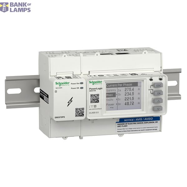 EM3570 DIN Eth meter LVCT-600VAC PS SE image 1