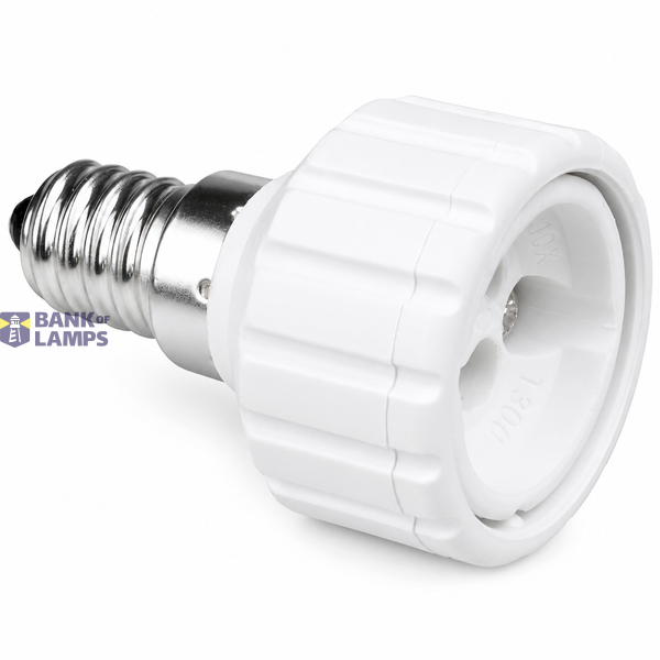 Lamp Holder Adapter E14-GU10 White image 1