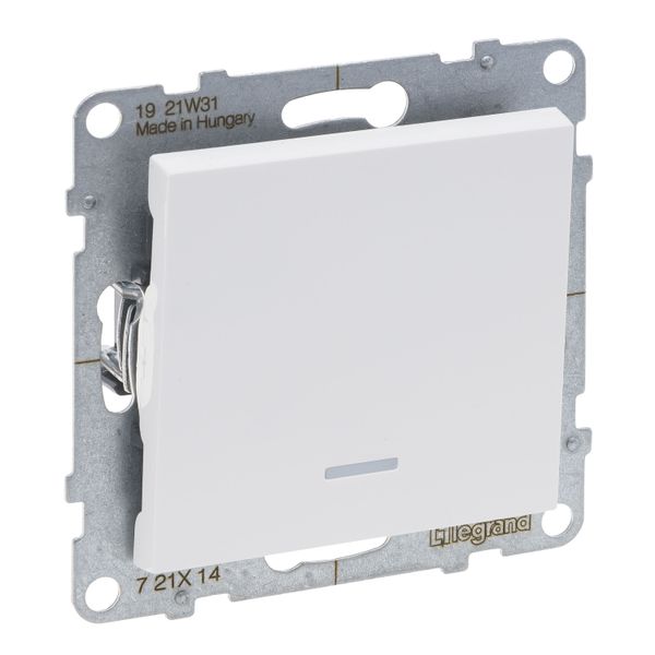ONE-WAY SWITCH 16AX AUTOMATIC TERMINALS INDICATOR VERSION WHITE image 1