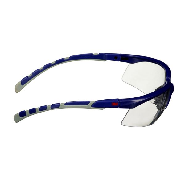 3M™ Solus™ 2000 Safety Glasses, Blue/Grey Temples, Anti-Fog/Anti-Scrat image 1