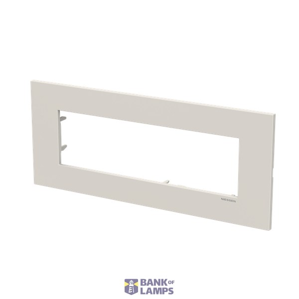 Frame - 1-gang / 7-modules - Niessen logo - S - Dune image 2