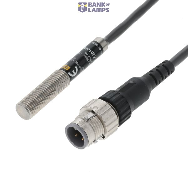 Proximity sensor, stainless steel, metal head, M8, Sn=2 mm, 2-wire, M12 Smartclick Pig-tail 0.3 m E2EF0002E image 1