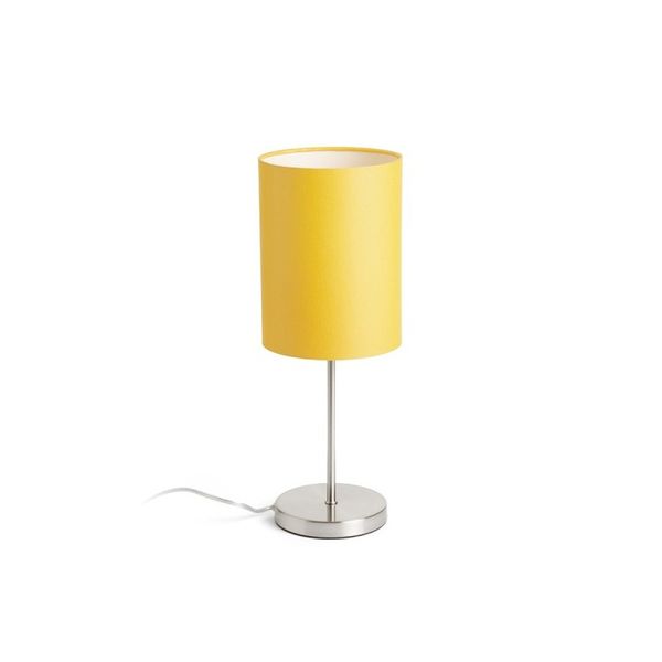 NYC/RON 15/20 table Monaco dove gray/silver PVC/nickel 230V LED E27 15W image 1