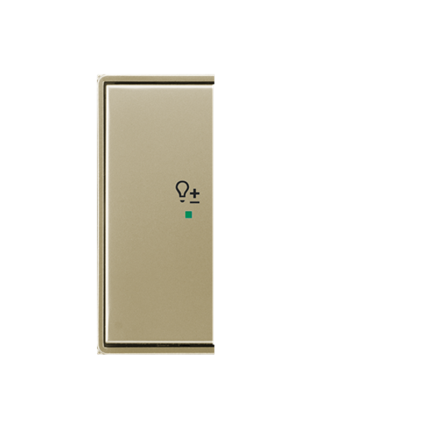 Rocker, 2gang left, with “Dimmer” icon image 1