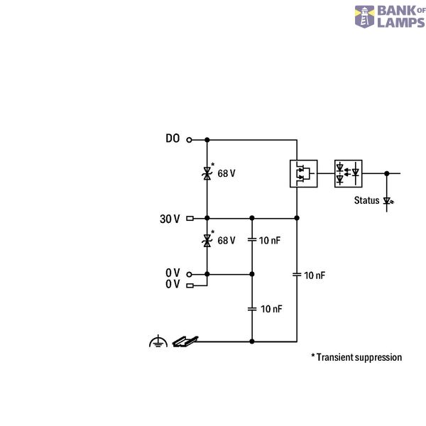 4-channel digital output 30 VAC/VDC 2.0 A light gray image 2