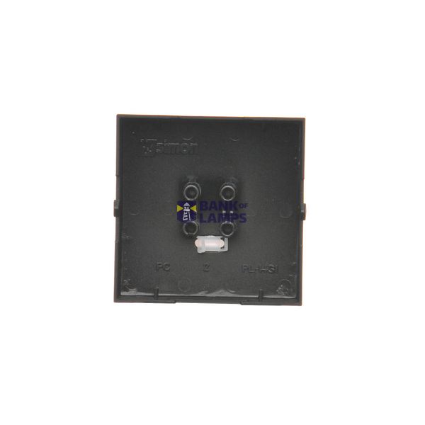 Roller blond switch with key, graphite mat, 10A image 1