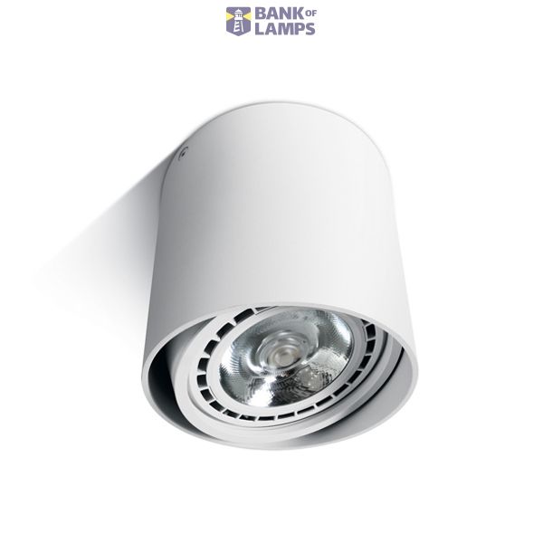 WHITE CYLINDER GU10 R111 15W image 1