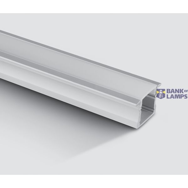 RECESSED PROFILE 2m + PC opal diffuser image 1
