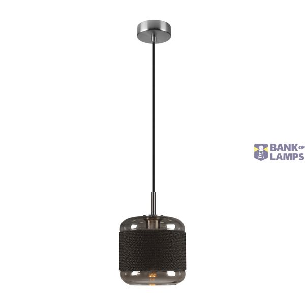 PANTILO ROPE 20, pendant light, 250cm, E27, 15W, silver image 1