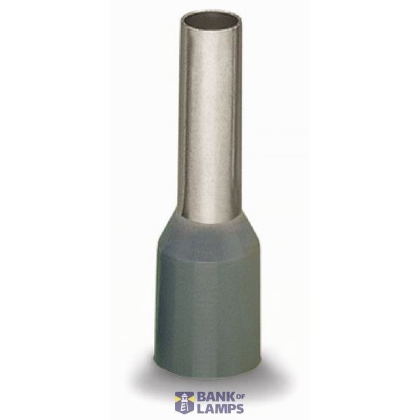 Ferrule Sleeve for 4 mm² / AWG 12 insulated gray image 1