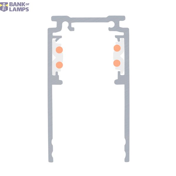 3m mounting track deep, 48V TRACK, white, DALI image 2