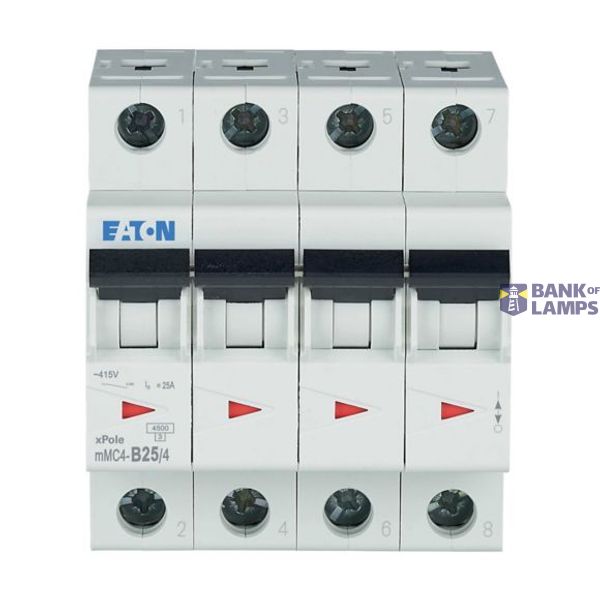 mMC4-B25/4 Eaton Moeller series xPole (Style 5) - mMC4/6/M MCB image 1
