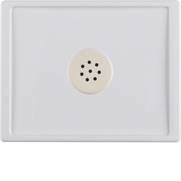 Centre plate microphone for interface unit, arsys, p. white glossy image 1