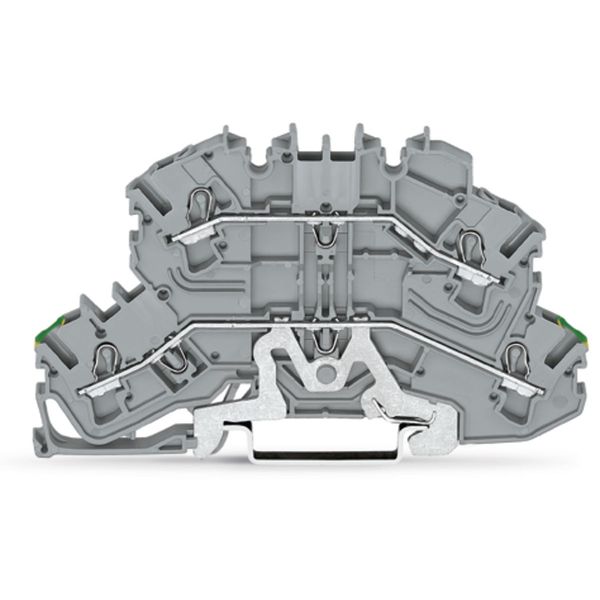 Double-deck terminal block Ground conductor/through terminal block sam image 2