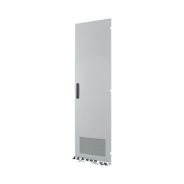 XLSD3R143 Section door, ventilated IP31, hinges right, HxW = 1400 x 300mm, grey image 6
