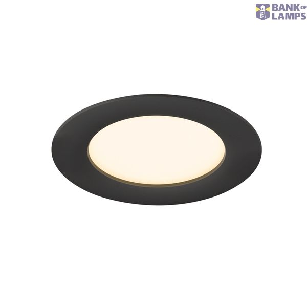 DOWNLIGHT V 100, flat cover black image 2