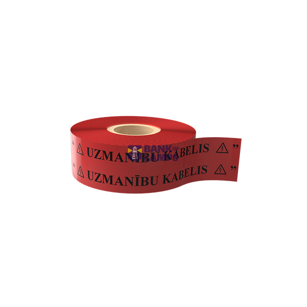 EVOCAB accessories, warning tape, 40 mm, 250 m, red image 1