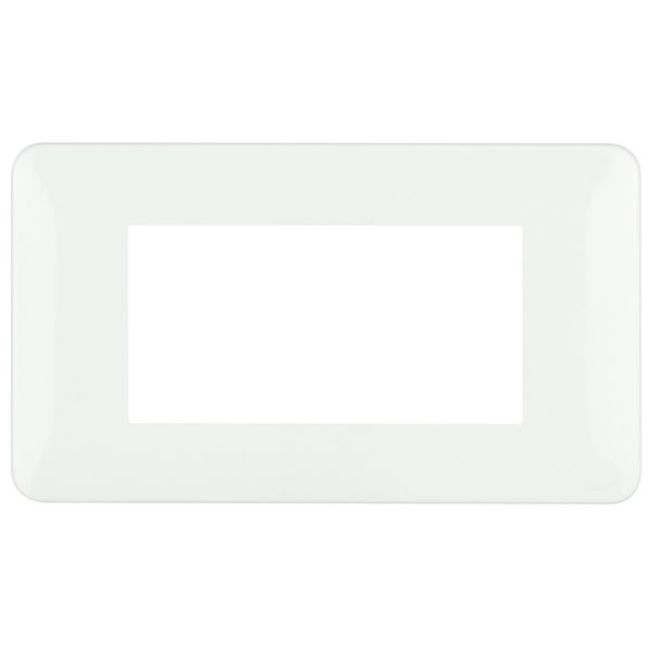 FRAME 4 MOD F/ ADAPTER 4 MOD WHITE image 1