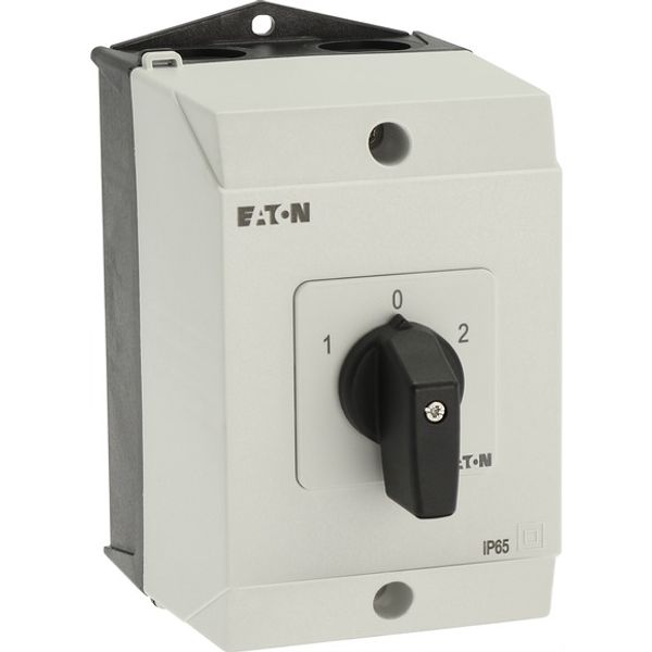 T3-3-8401/I2 Reversing switches, T3, 32 A, surface mounting, 3 contact unit(s), Contacts: 5, 60 °, maintained, With 0 (Off) position, 1-0-2, Design number 8401 image 12