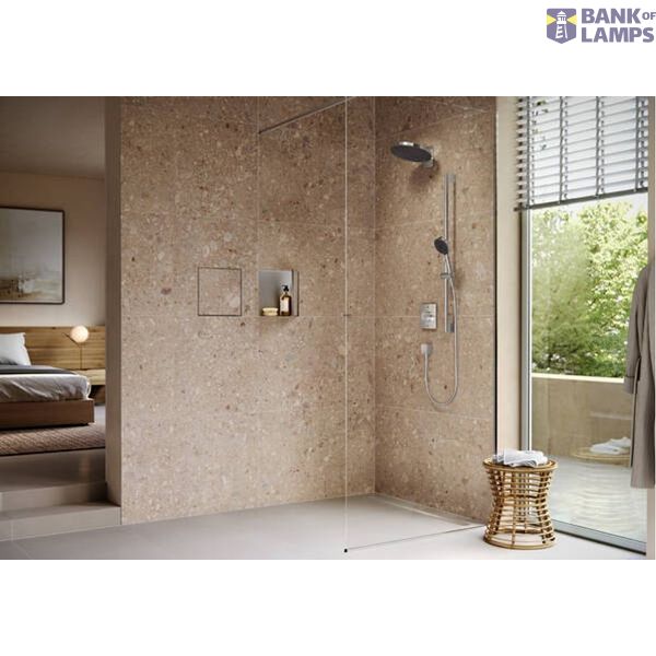 ShowerSelect Comfort E thermostatic shower head, 2 outlets, chrome image 3
