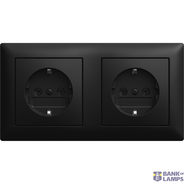 Schuko® Socket Outlet 2-gang image 1