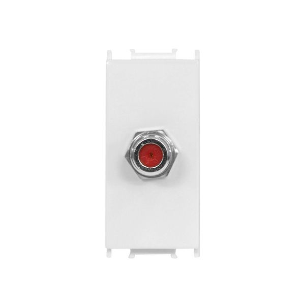 SAT socket 1M 0dB, white image 1
