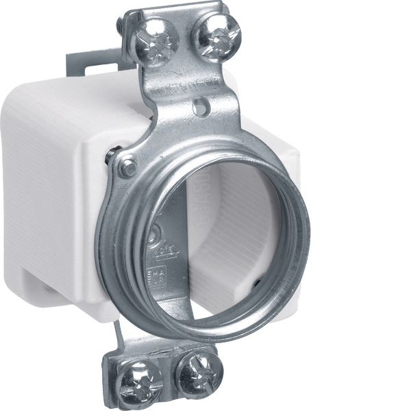 DIII-fuse base made of ceramics without cover, clamp and clamp, E33 1p image 1