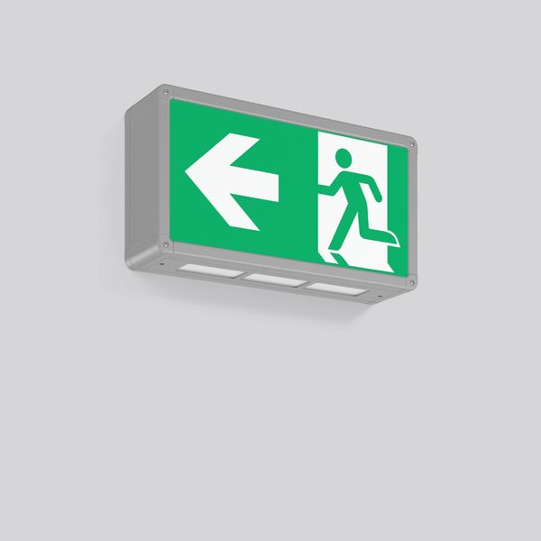 RECHTECK, 4,6 W, aluminium, on/off Wall luminaires, L 362 B 90 H 192,  image 2