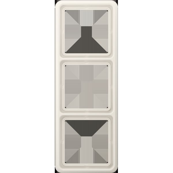 3-gang frame, ivory CD583W image 3