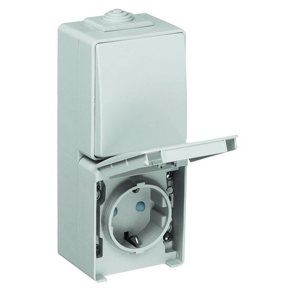 TWO-WAY SWITCH+SAF EARTH SOCK(SKO)DOUB VERTIC image 2