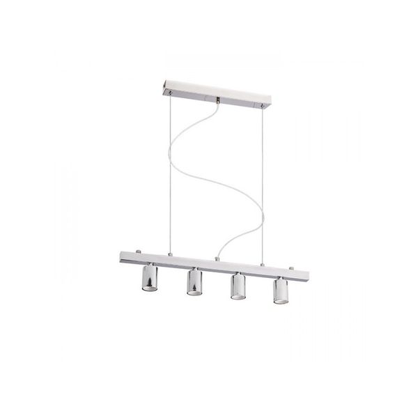RALLONG IV pendant ceiling base chrome 230V LED E27 4x15W image 1