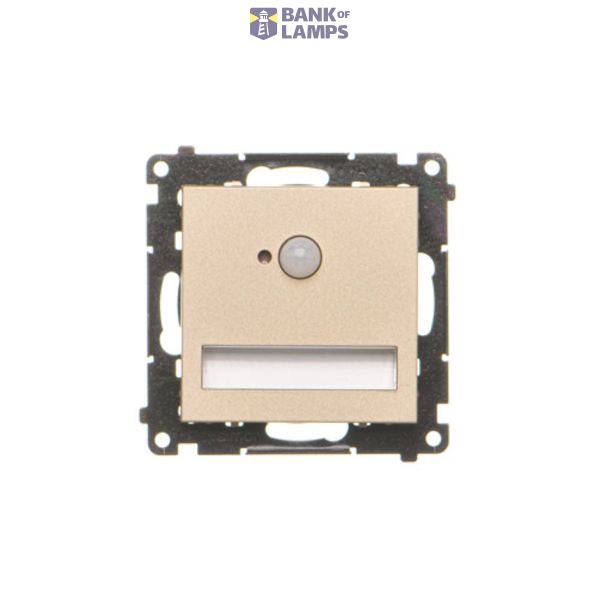 LED luminaire with motion sensor, 230V, (module), champagne matt image 1