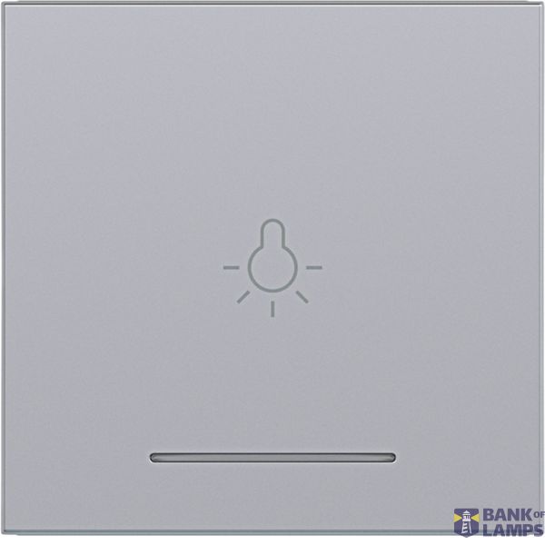 Rocker single with light symbol imprint, clear lens, A.x/C.x, titanium image 1