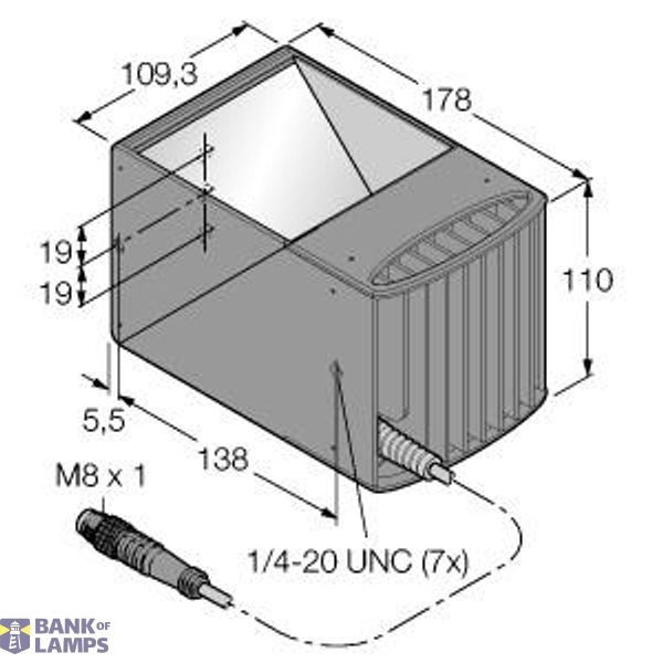 Vision System Axial Lighting   LEDIO100M-D image 1