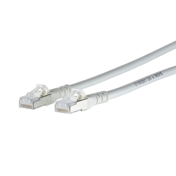 Patch cord Cat.6A AWG 26 6.0 m white image 1