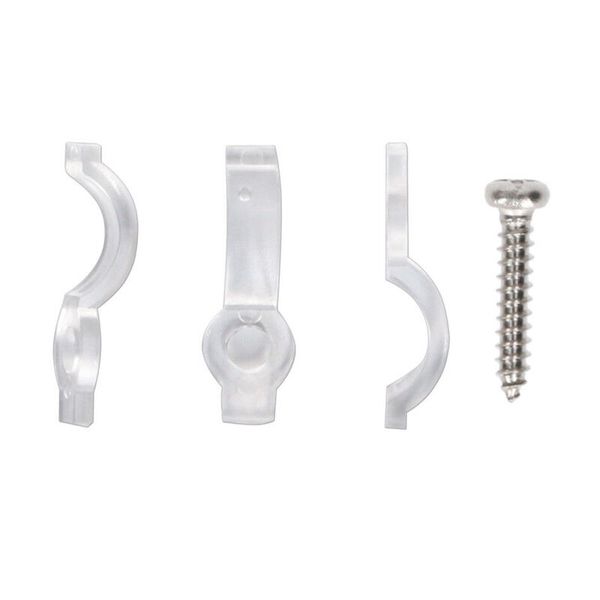 Plastic holder for tapes IP67 width 8mm, 1pc image 1