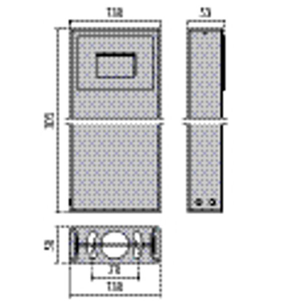 Insert+Zero Post 300 3.5 A/W 840 Gray image 7