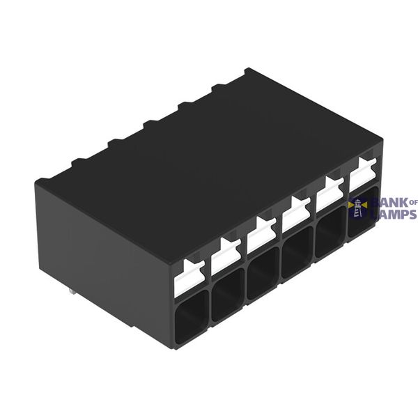 THR PCB terminal block push-button 1.5 mm² black image 1