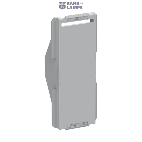 Adapter frame, traffic grey, Halogen free image 1