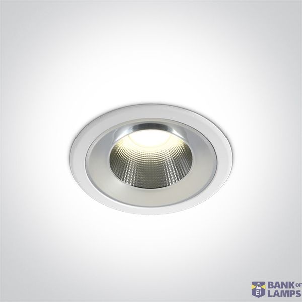 WHITE LED 10W IP54 CW 230V DARK LIGHT image 1