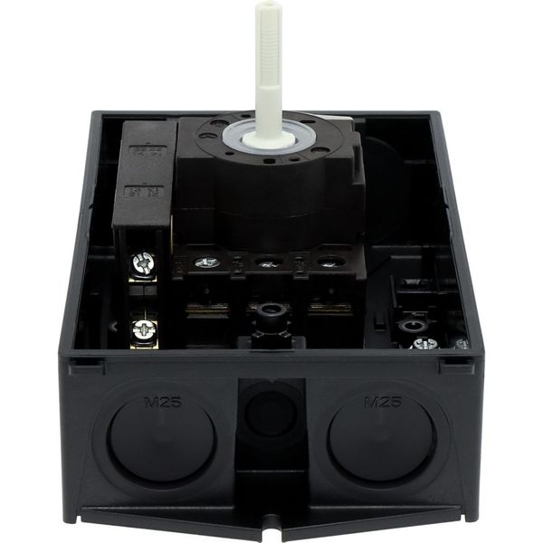 P1-25/I2-SI/HI11 Safety switch, P1, 25 A, 3 pole, 1 N/O, 1 N/C, Emergency switching off function, With red rotary handle and yellow locking ring, Lockable in position image 17