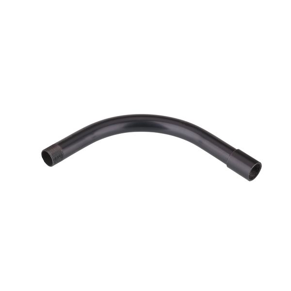 Staalbuis-draadbocht; zwart image 1